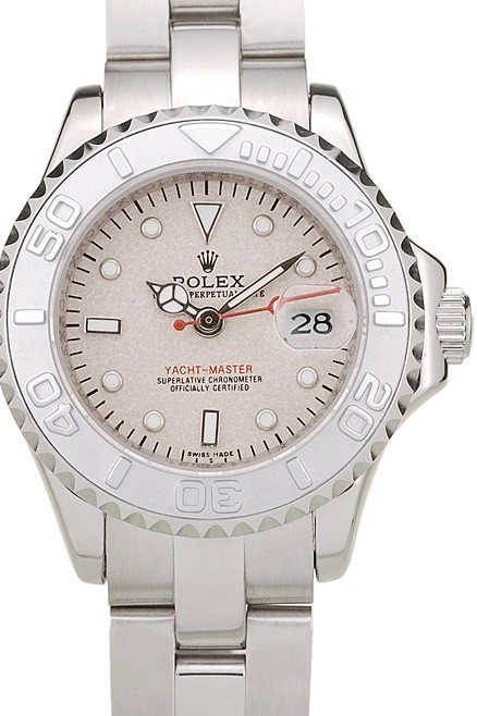 Good Copy Rolex Watches Rolex Yacht Dial Beige Silver Bezel Master 0529
